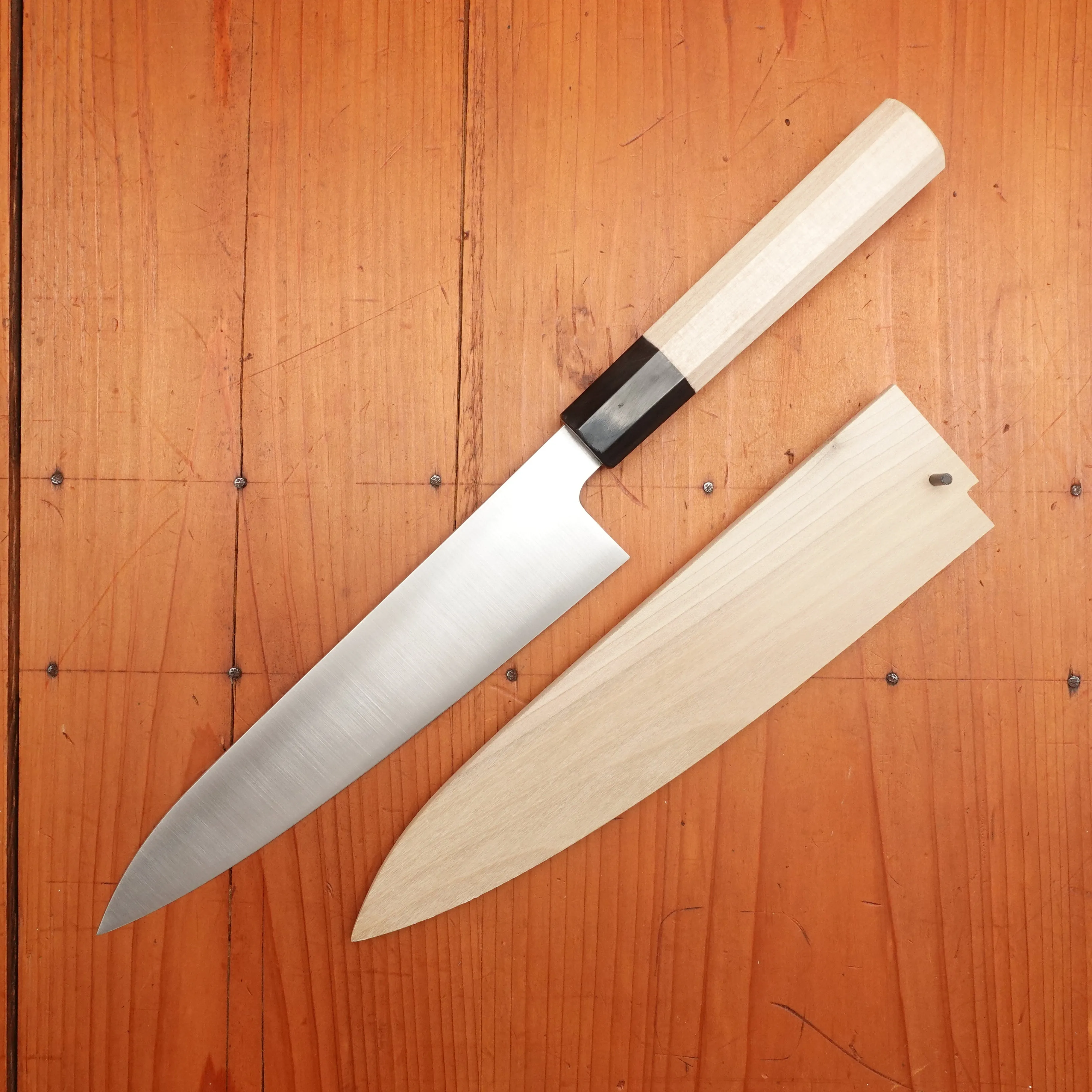 Ashi Hamono Ginga 210mm Wa-Gyuto Swedish Stainless with Saya