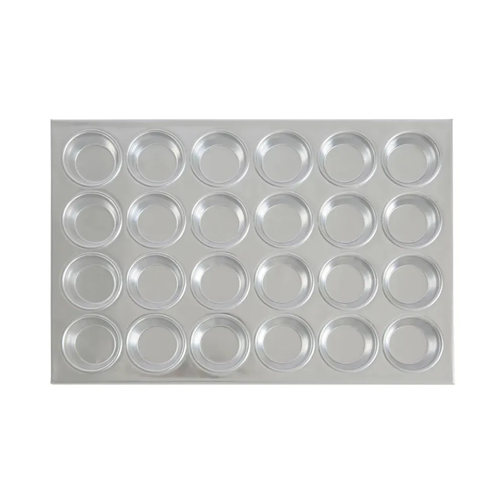 CAC China AMFP-24 Muffin Pan AL 24-Cup/3.5oz Case of 12 Pcs