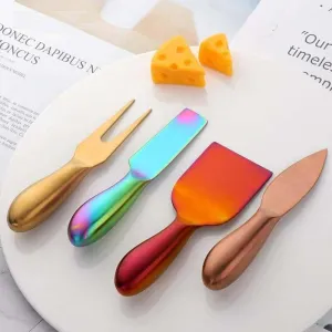 Colorful Stainless Steel Spatulas Set