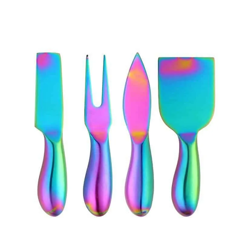 Colorful Stainless Steel Spatulas Set
