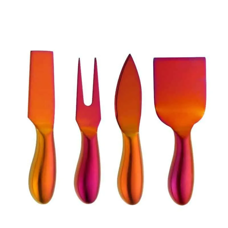 Colorful Stainless Steel Spatulas Set