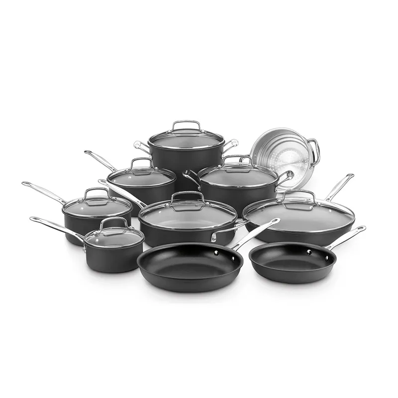 Cuisinart Chef's Classic Nonstick Hard Anodized 17 Piece Cookware Set