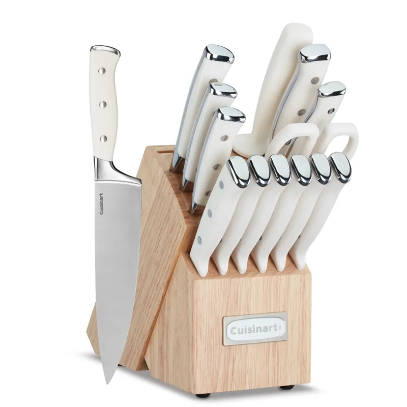 Cuisinart Classic Forged Triple Rivet Cutlery 15 Piece Block Set