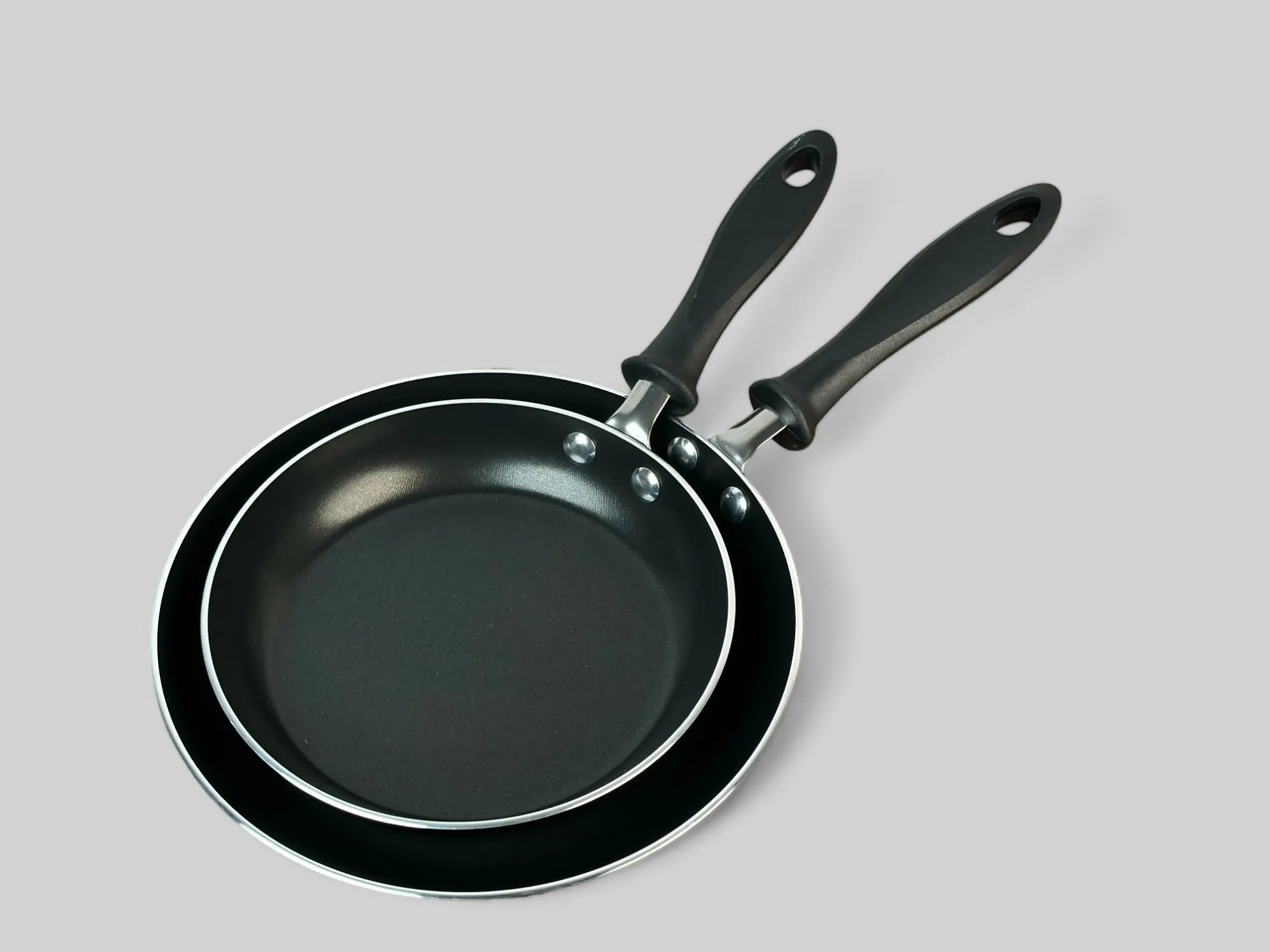 Farberware Reliance 2 Piece Aluminum Nonstick Frying Pan Set | Black
