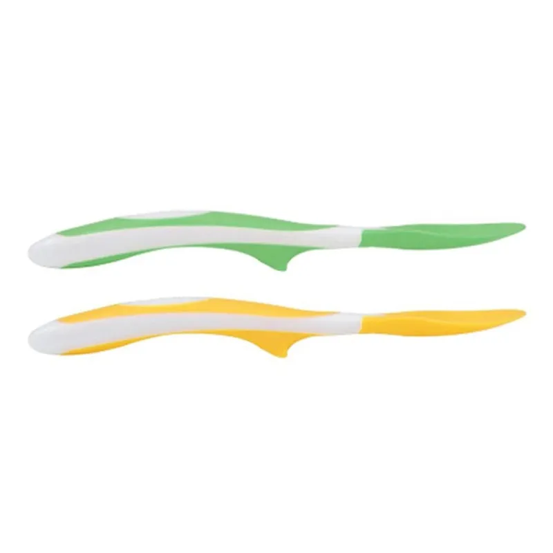 Feeding & Weaning Weaning Soft Tip Spoons - Green & Yellow