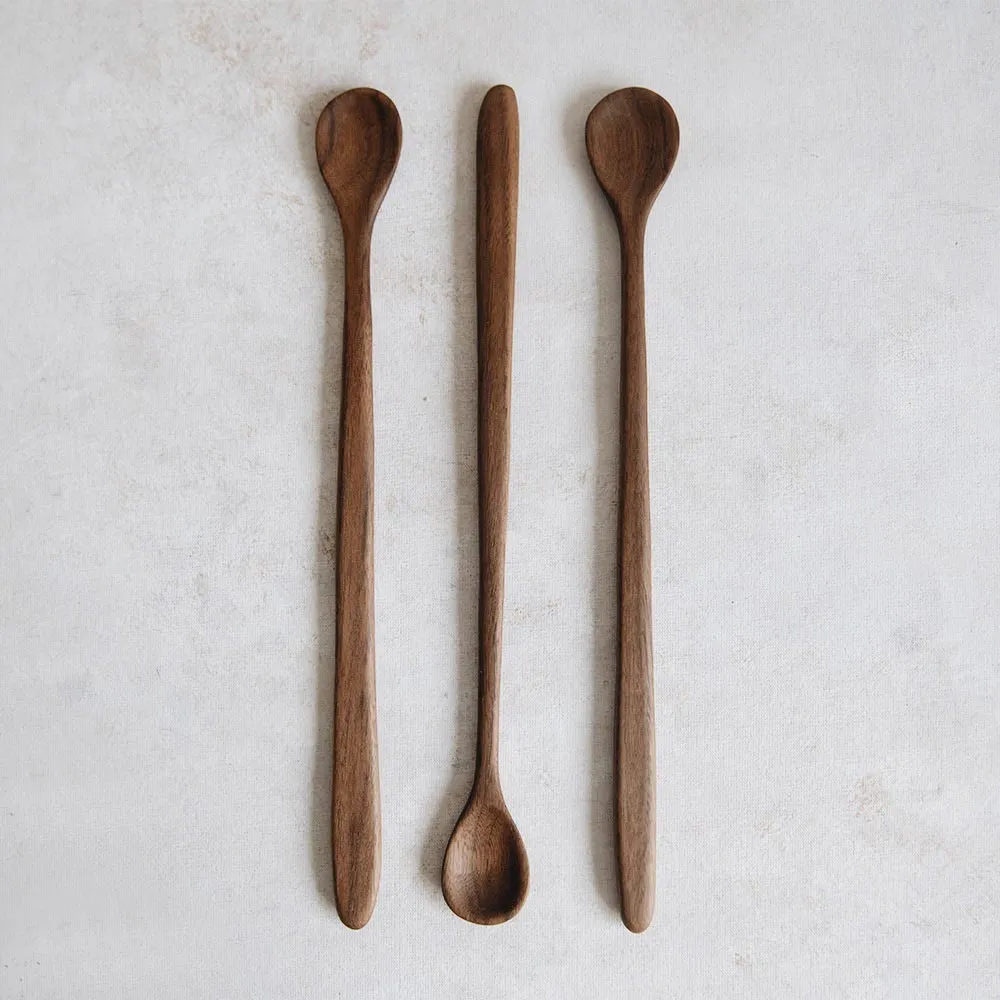 Hand Carved Walnut Tasting Spoon