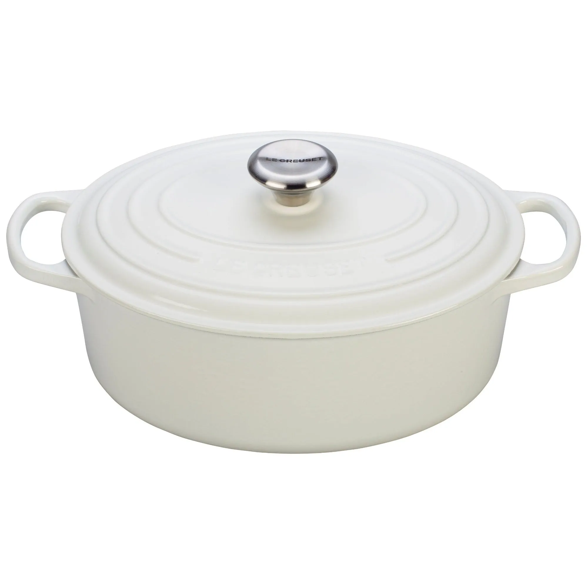 Le Creuset 4.7L White Oval French/Dutch Oven (29 cm)