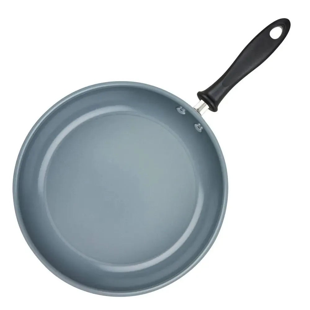 New - Farberware Reliance Pro 9", 11" Nonstick Ceramic Twin Pack Skillets Black/Gray