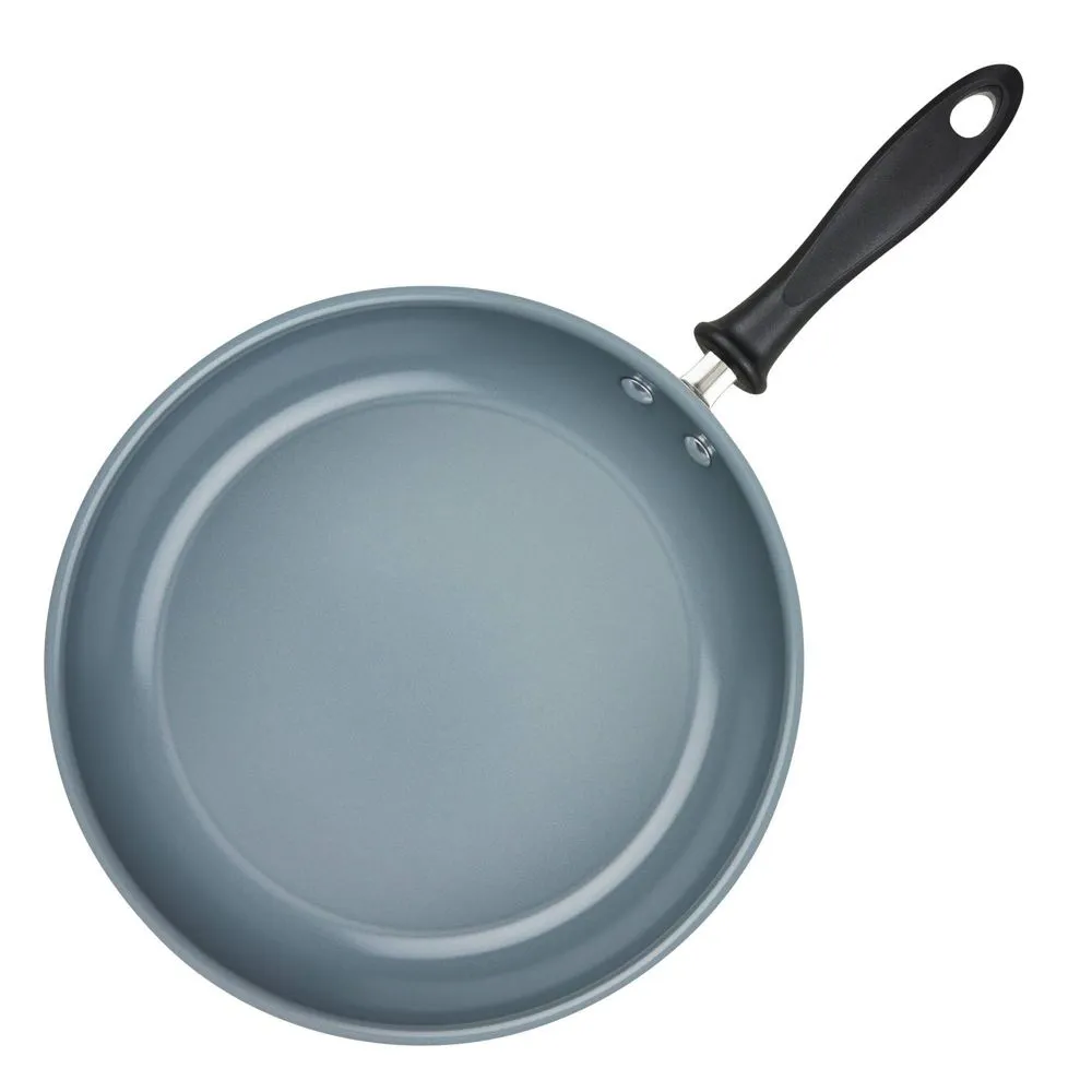 Open Box - Farberware Pro 9" 11" Nonstick Ceramic Twin Pack Skillets Black/Gray