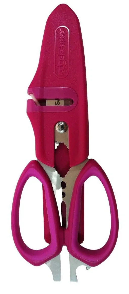 Sabatier 10 in 1 Multi-Purpose Scissors with Sheath Magnetic, AST Color (1 Pack)