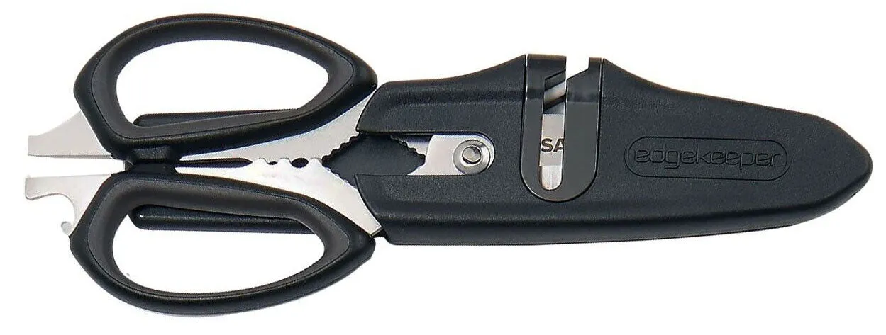 Sabatier 10 in 1 Multi-Purpose Scissors with Sheath Magnetic, AST Color (1 Pack)