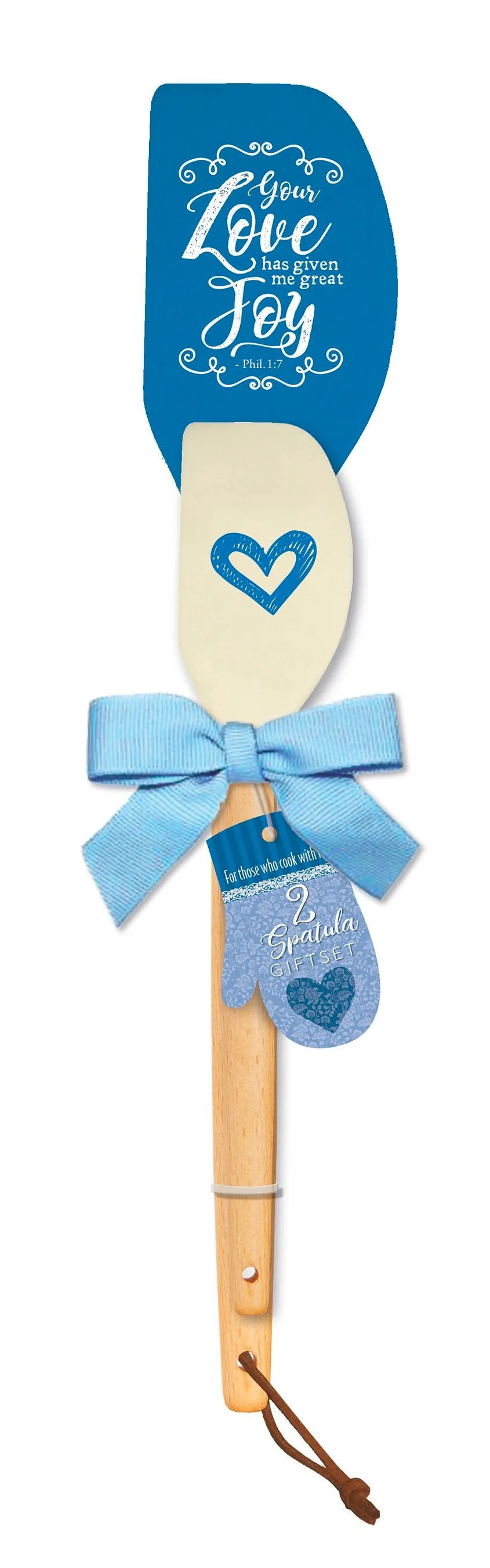 Spatula Gift Set : Blue Love & Joy