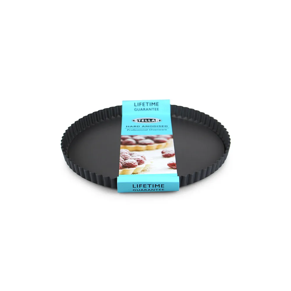 Stellar Loose Base Fluted Flan Tin