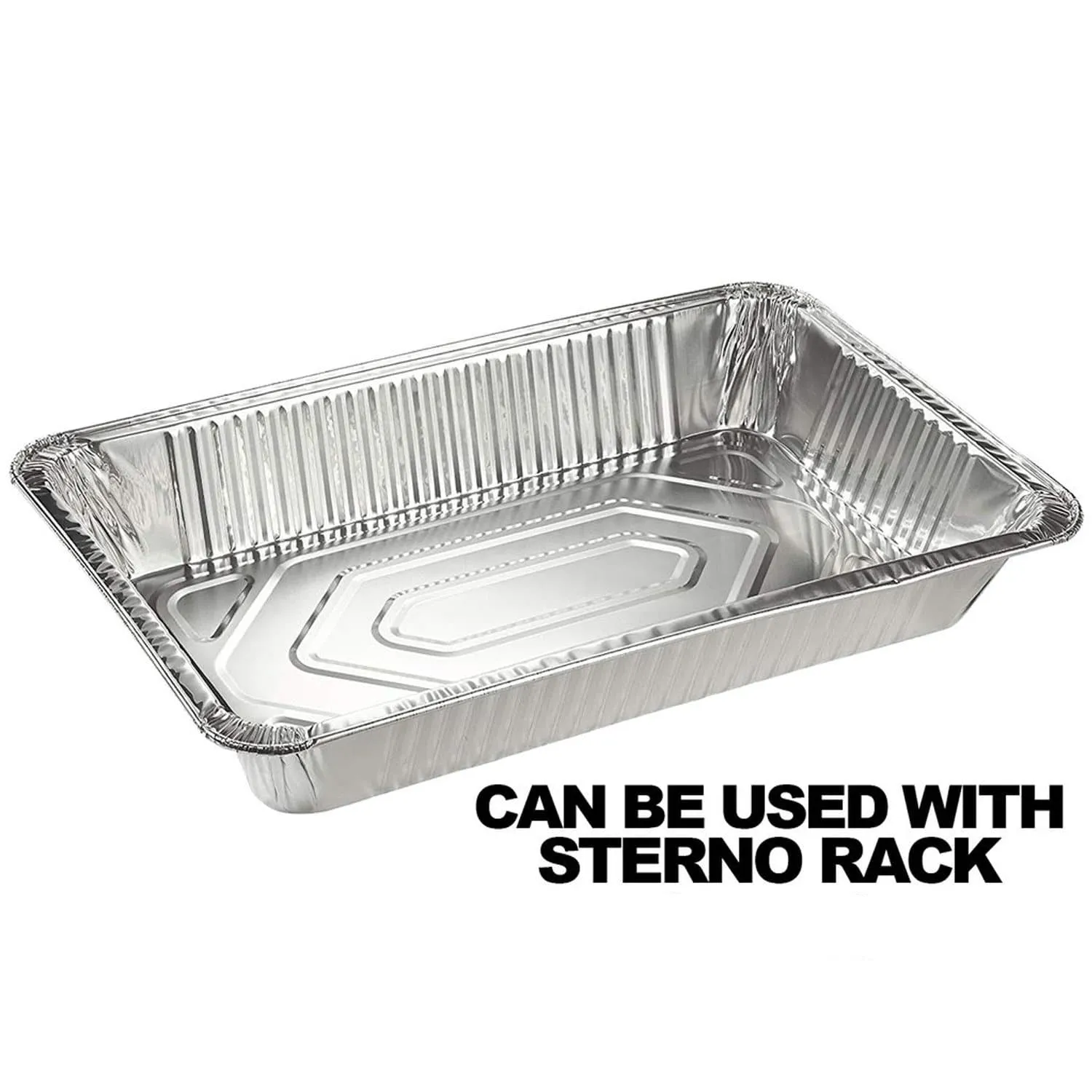 *WHOLESALE* Disposable Aluminum Full Size Deep Roaster | 100 ct/case