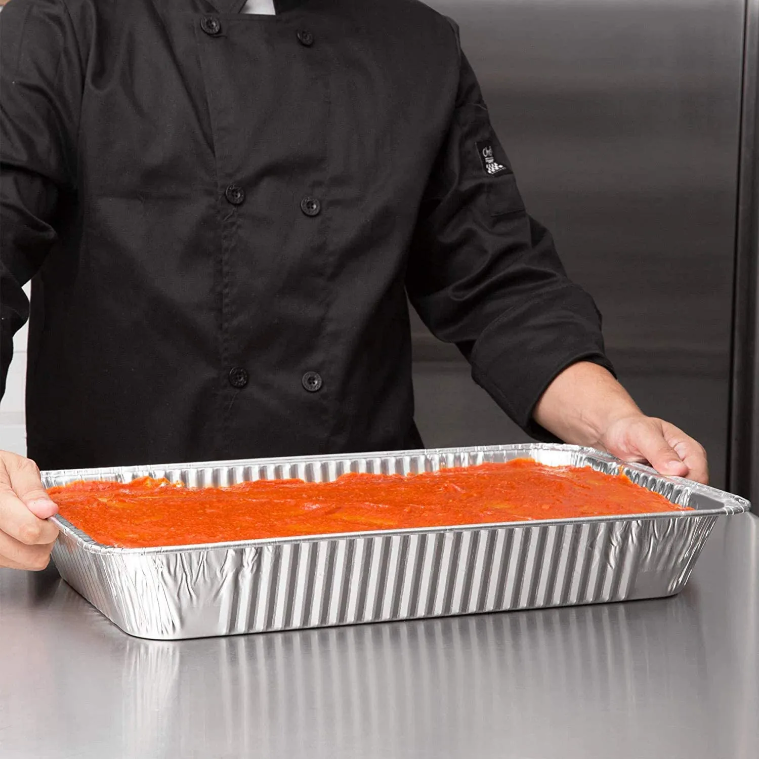 *WHOLESALE* Disposable Aluminum Full Size Deep Roaster | 100 ct/case